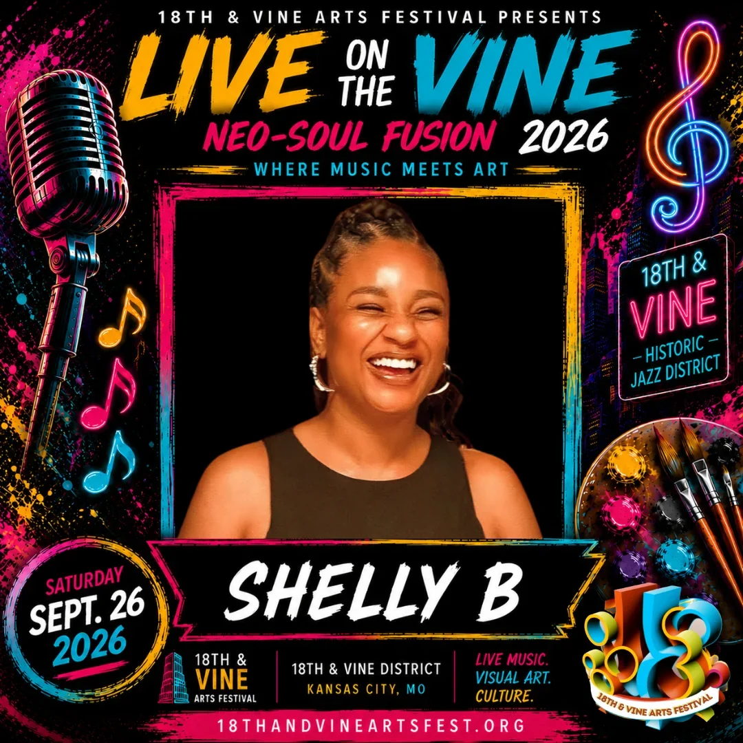 Shelly B — Live on the Vine contestant festival flyer