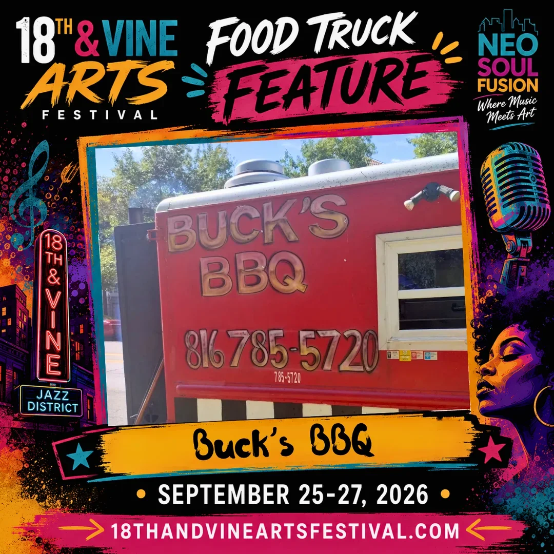 Buck's BBQ — Food Truck Feature festival flyer
