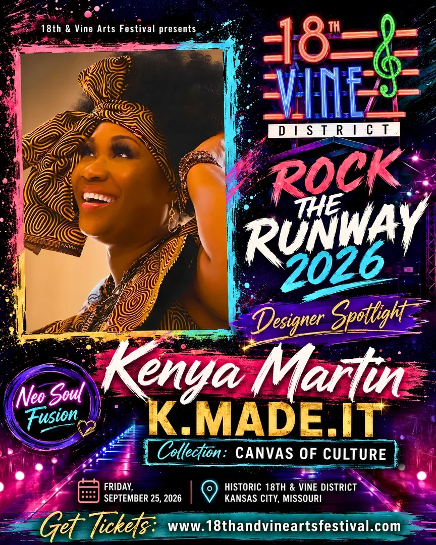 Kenya Martin — Designer Spotlight festival flyer