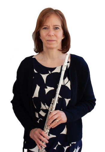 Catherin Whitehouse with flute