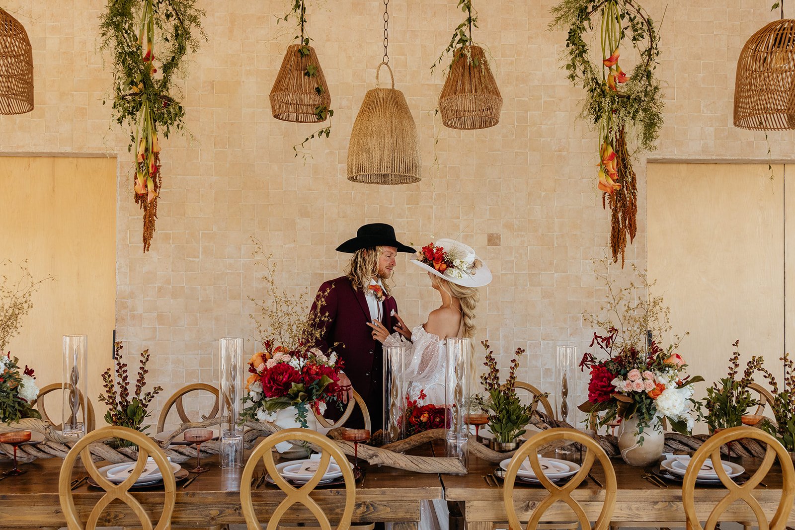 Moab elopement flowers