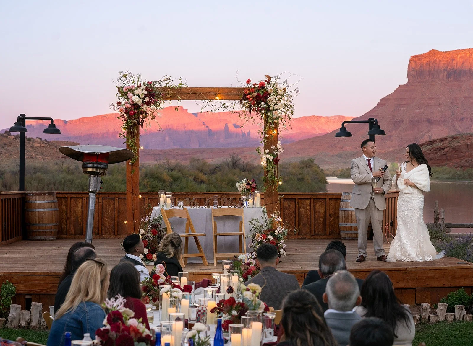 Jolanda and Adrian wedding florals by Tangled Sage