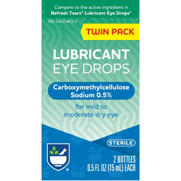 Rite Aid Lubricant Eye Drops Carboxymethylcellulose sodium 0.5% (Twinpack)