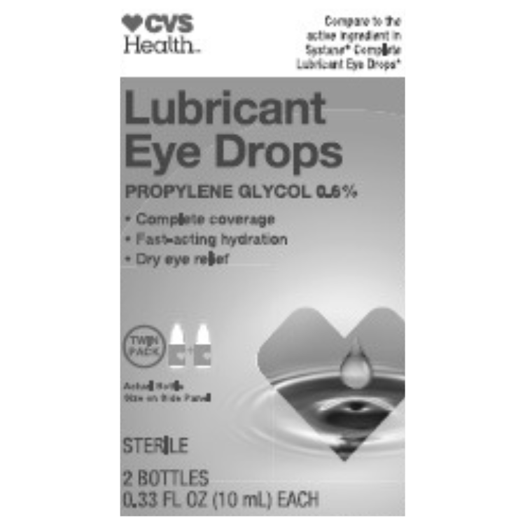 CVS Lubricant Eye Drops Propylene Glycol 0.6% (twinpack)       