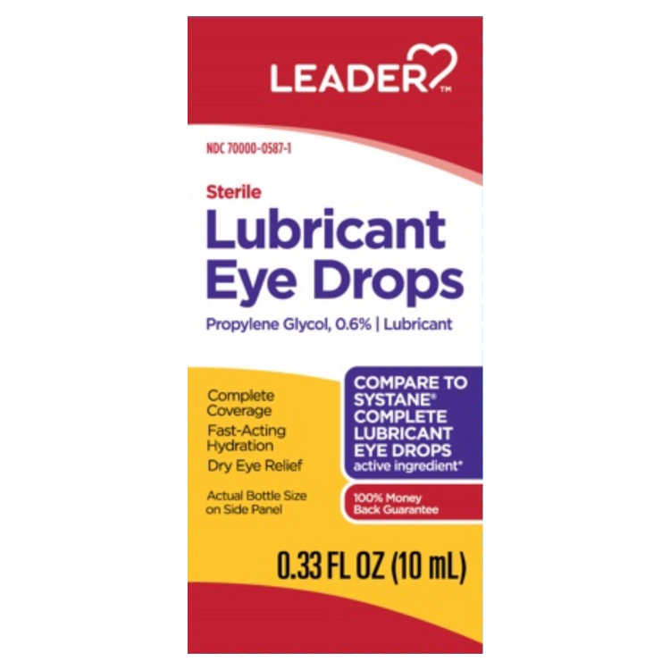 Leader Lubricant Eye Drops