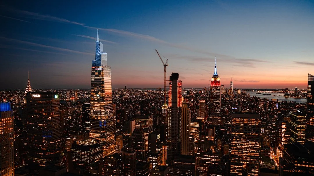 Central Park viewed from above, New York City