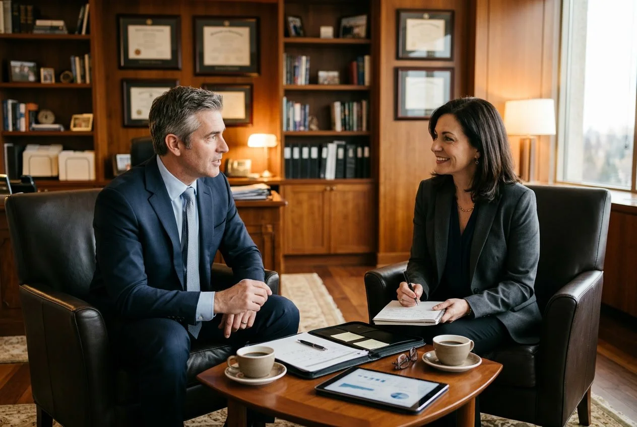 Benefits advisors in discussion