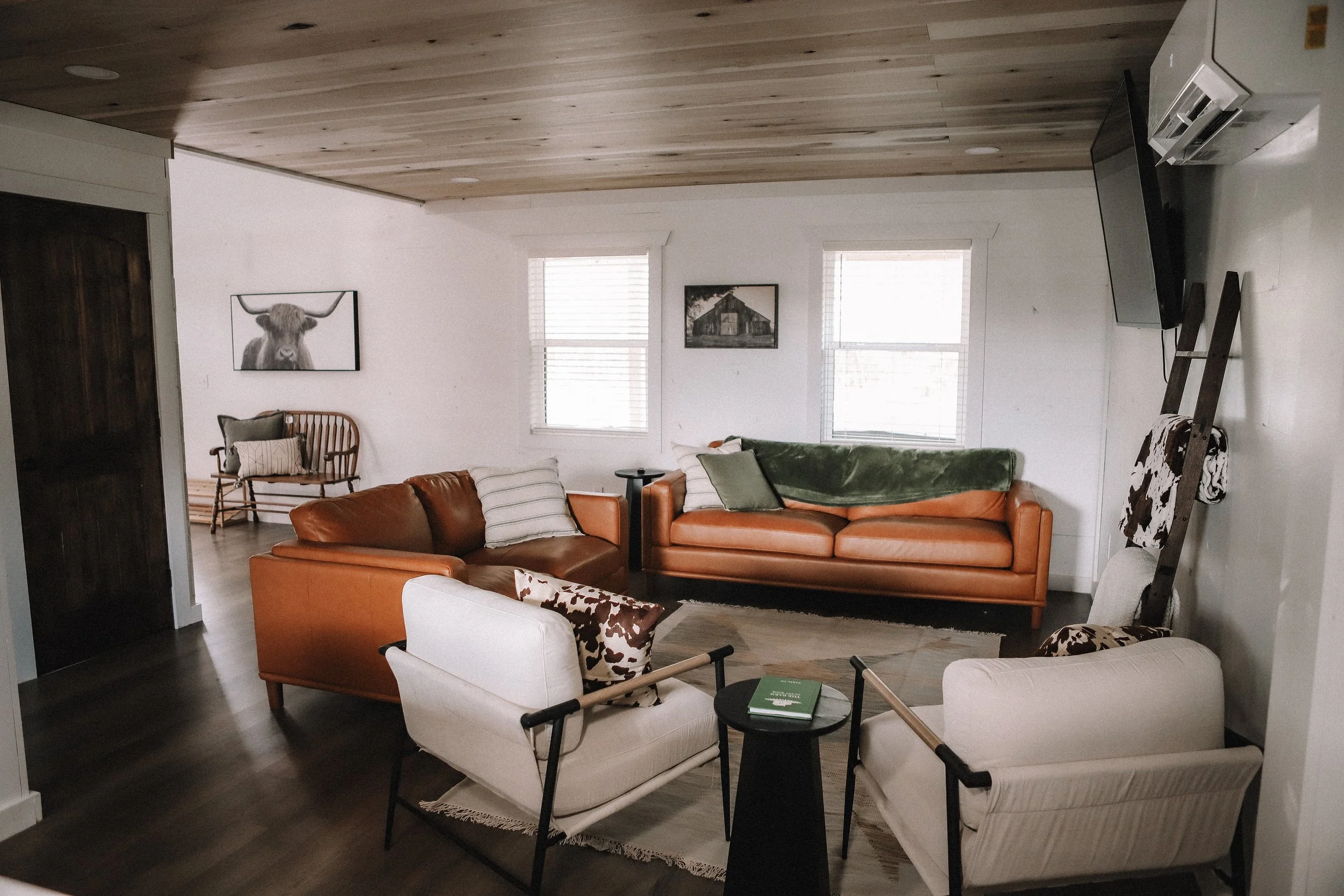 Living area at lodging accommodations
