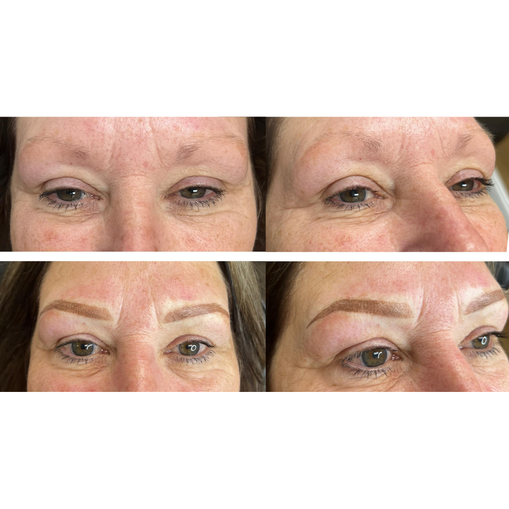 Eyebrows permanent makeup by Kelly Frey