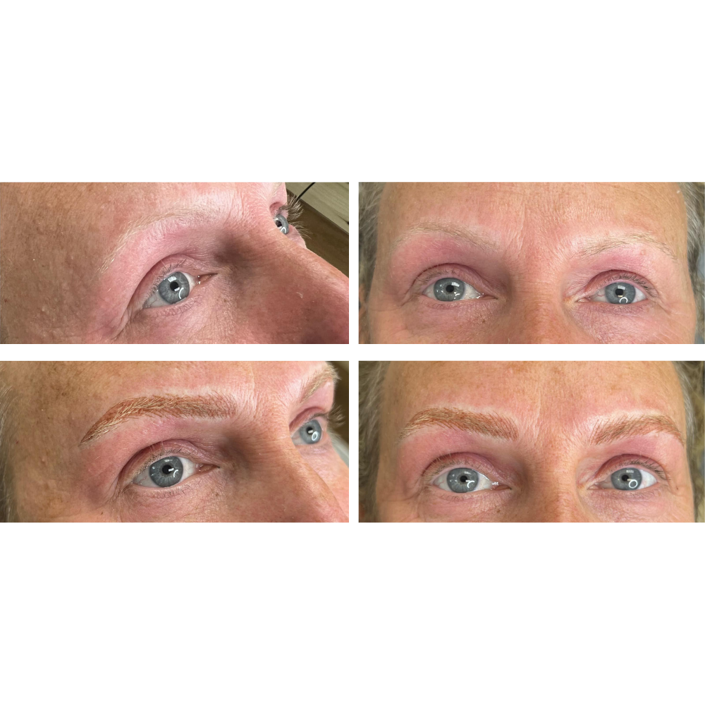 Tonal brows permanent makeup