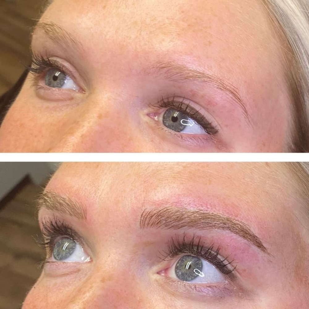 PMU brows by Kelly Frey