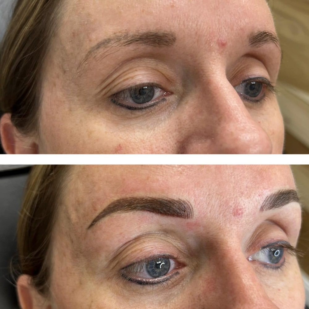 Permanent eyebrows by Kelly Frey
