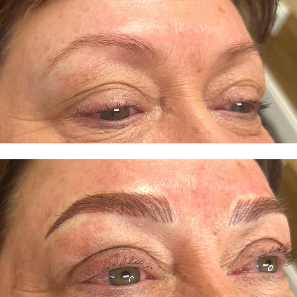 Microblading before and after
