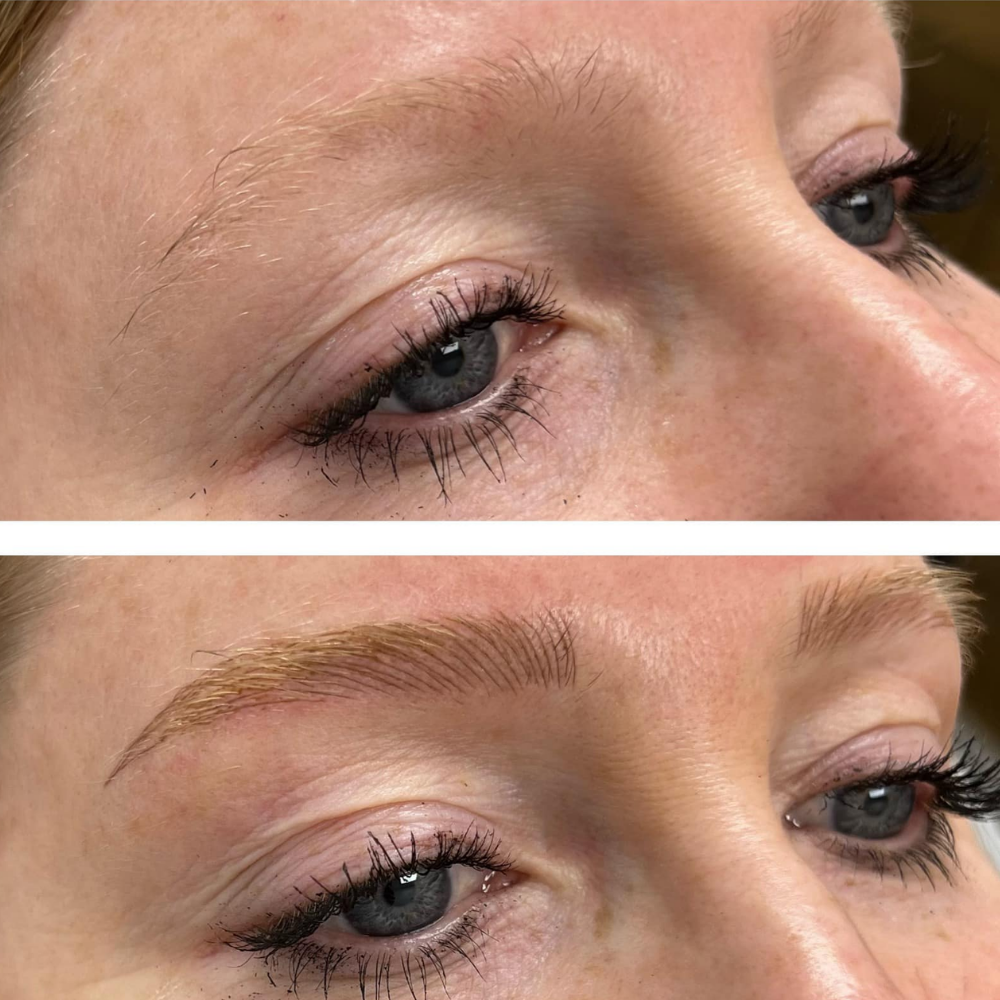 Microblade brows permanent makeup
