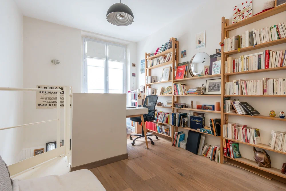 Le bureau-bibliothèque