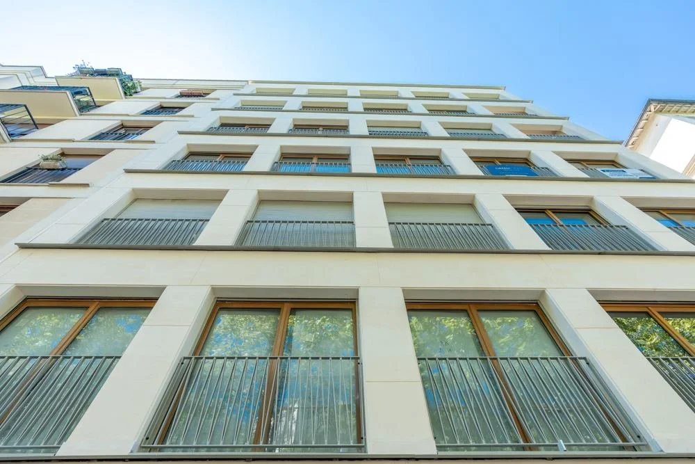 La façade en pierre de taille