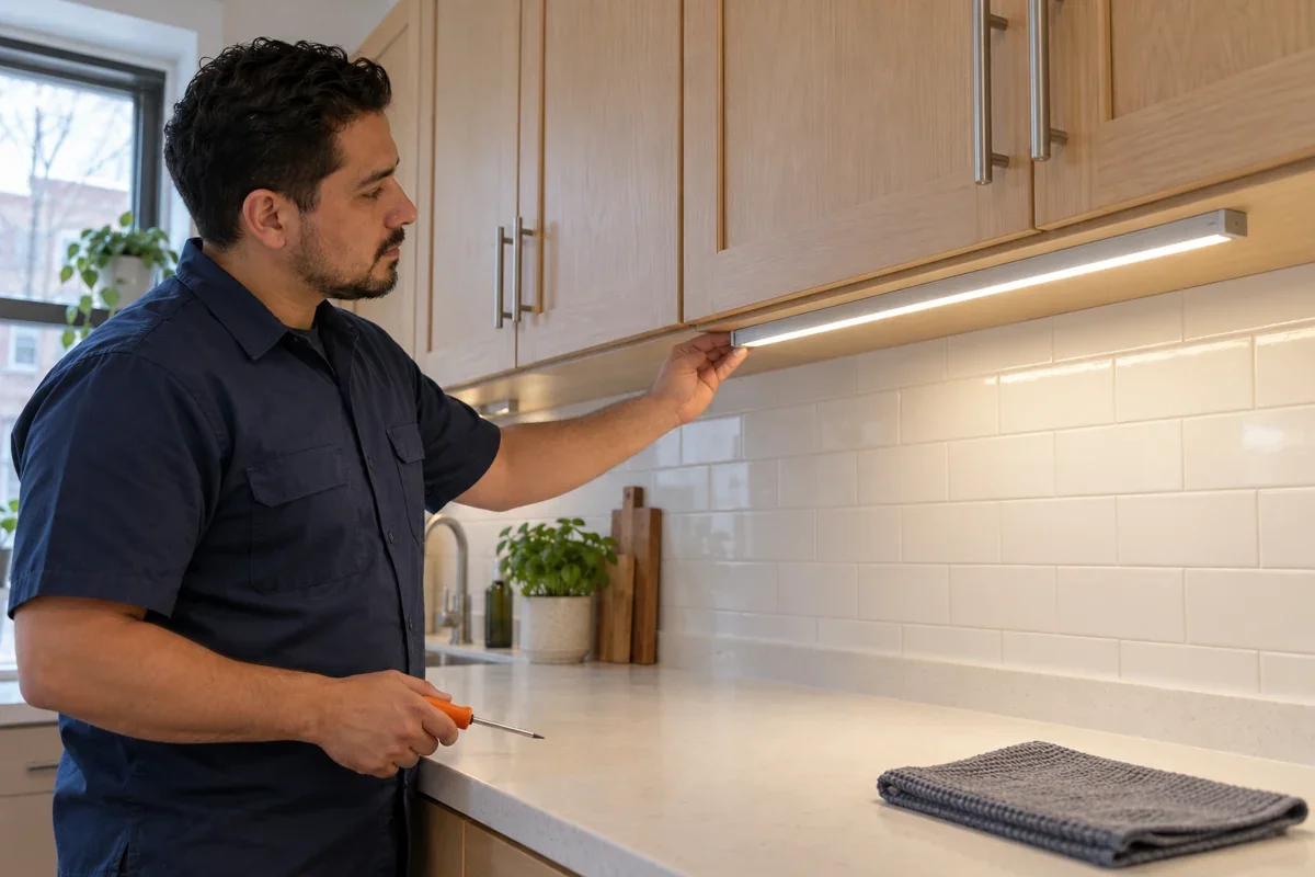 Bandes LED sous Armoires de Cuisine