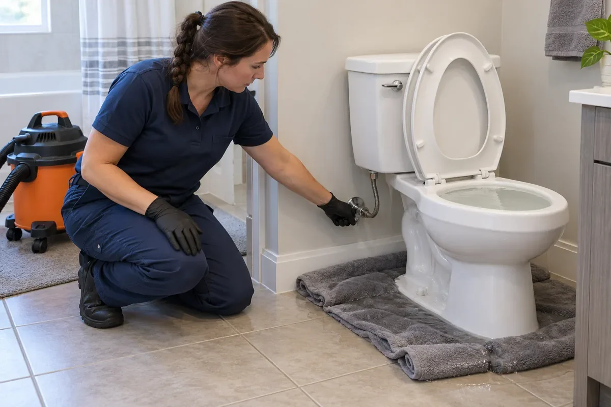 Toilettes Débordantes & Refoulements d'Égout