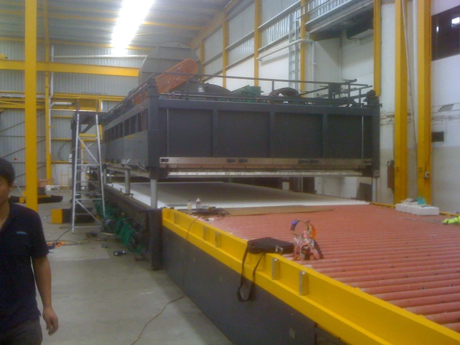 Sydney Glass first toughening furnace