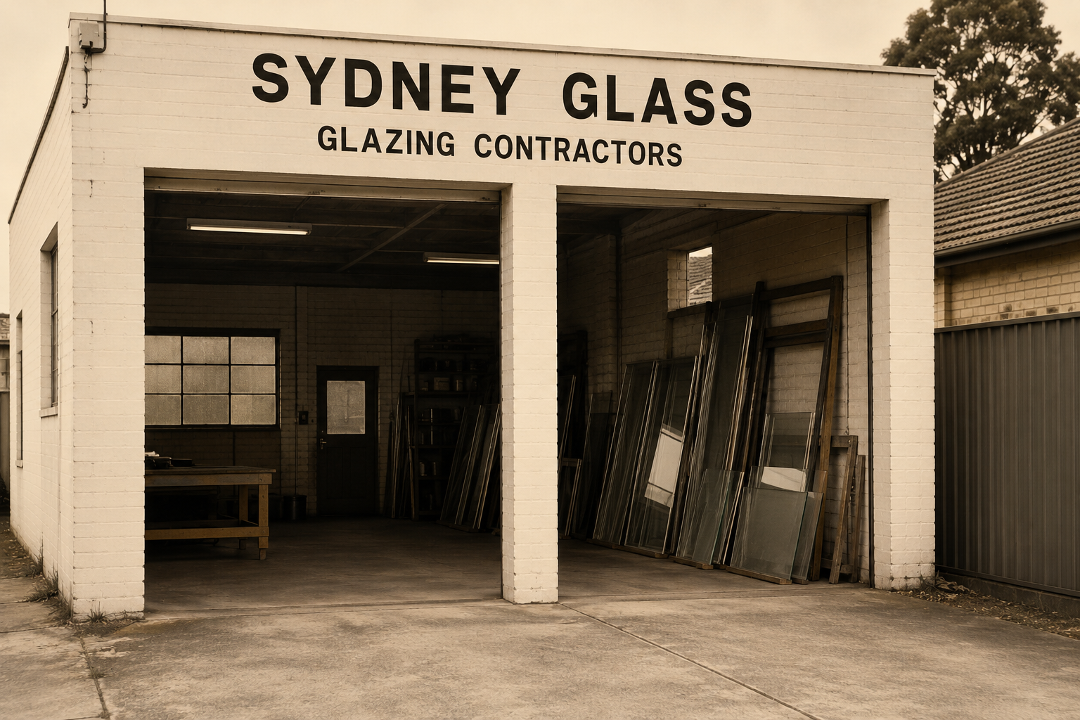 Sydney Glass early history