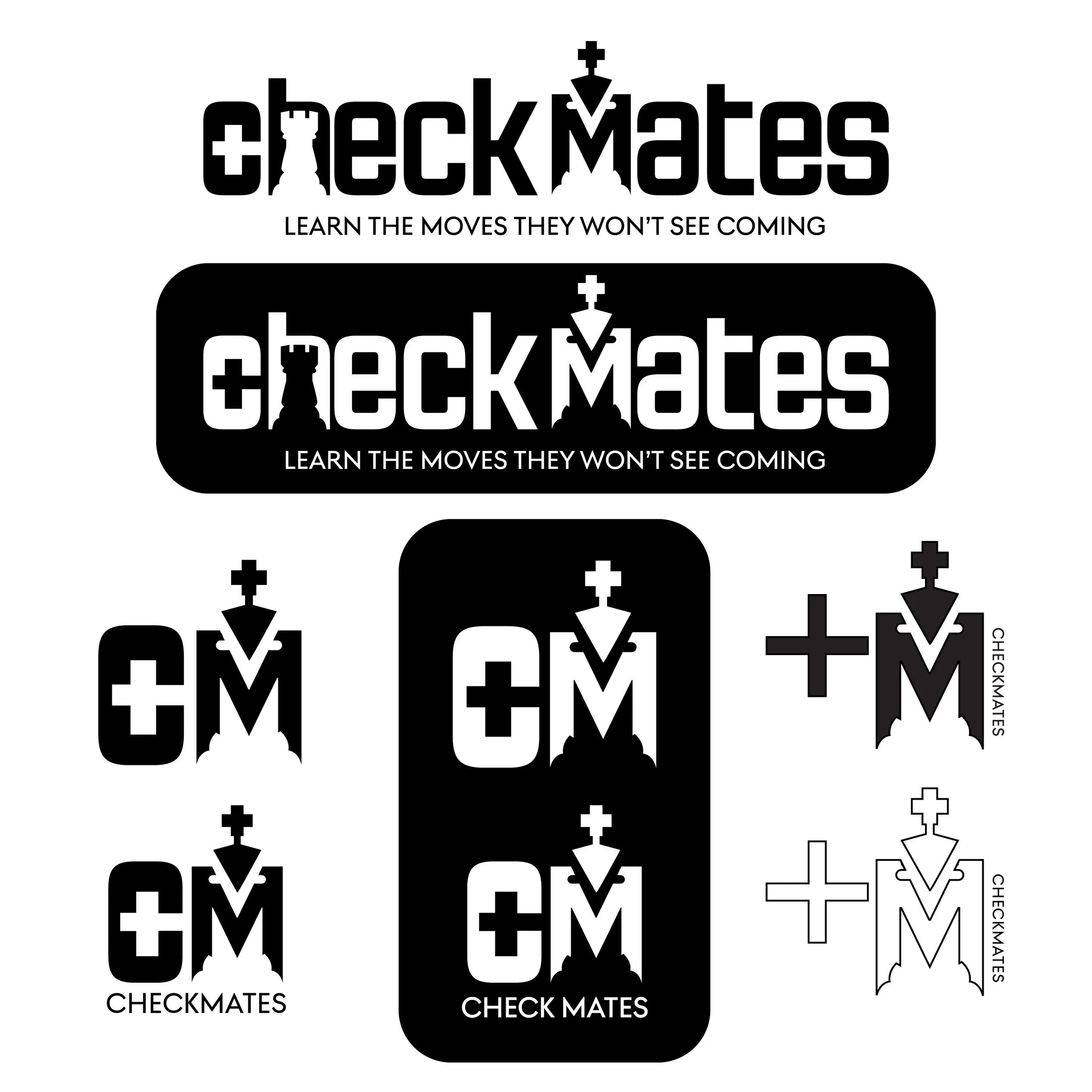 Checkmates full logo system