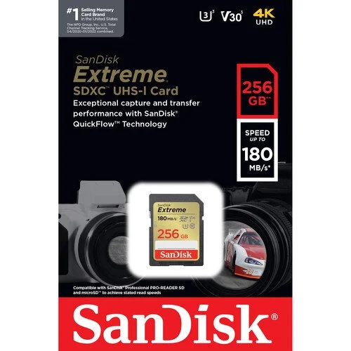 SanDisk 256GB Extreme SD Card
