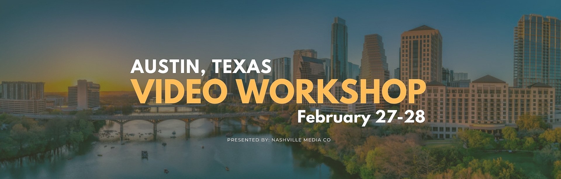 Austin Video Workshop Banner