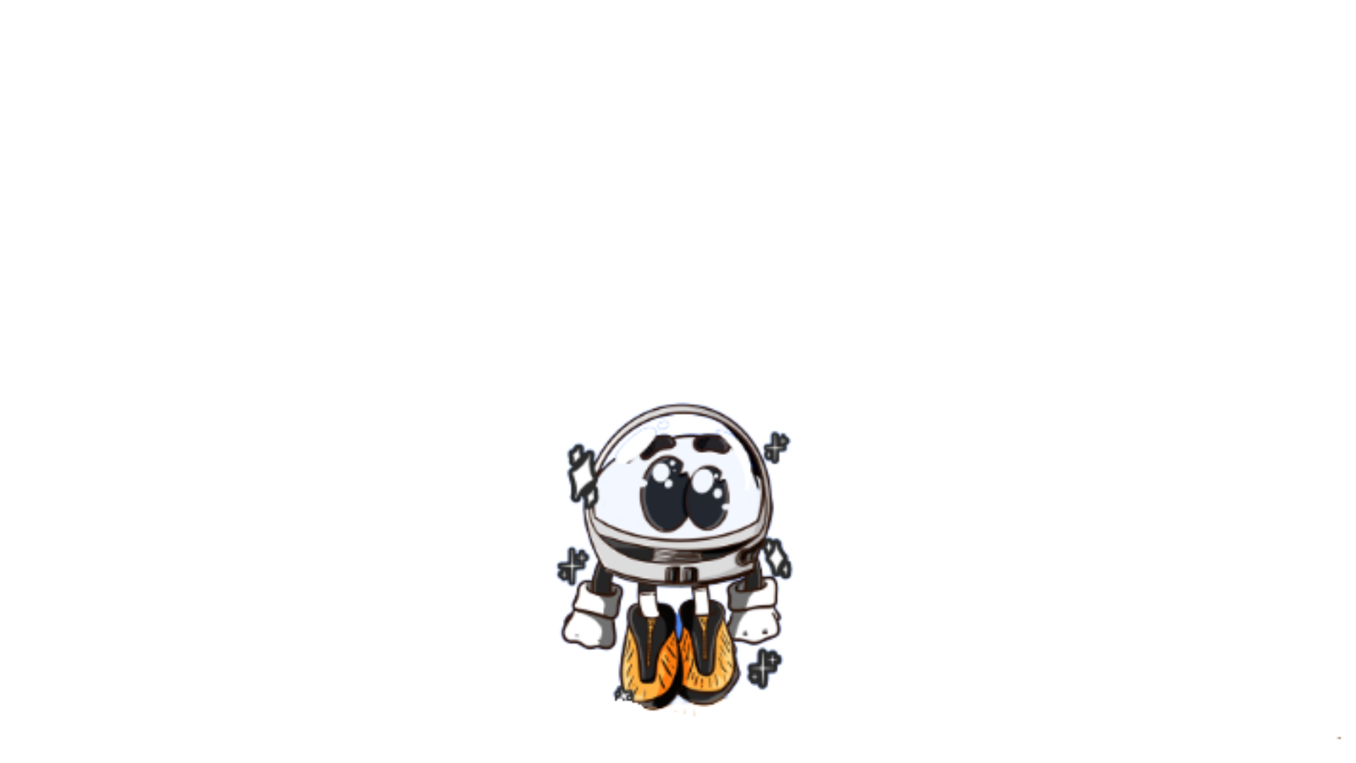 BYOD mascot astronaut