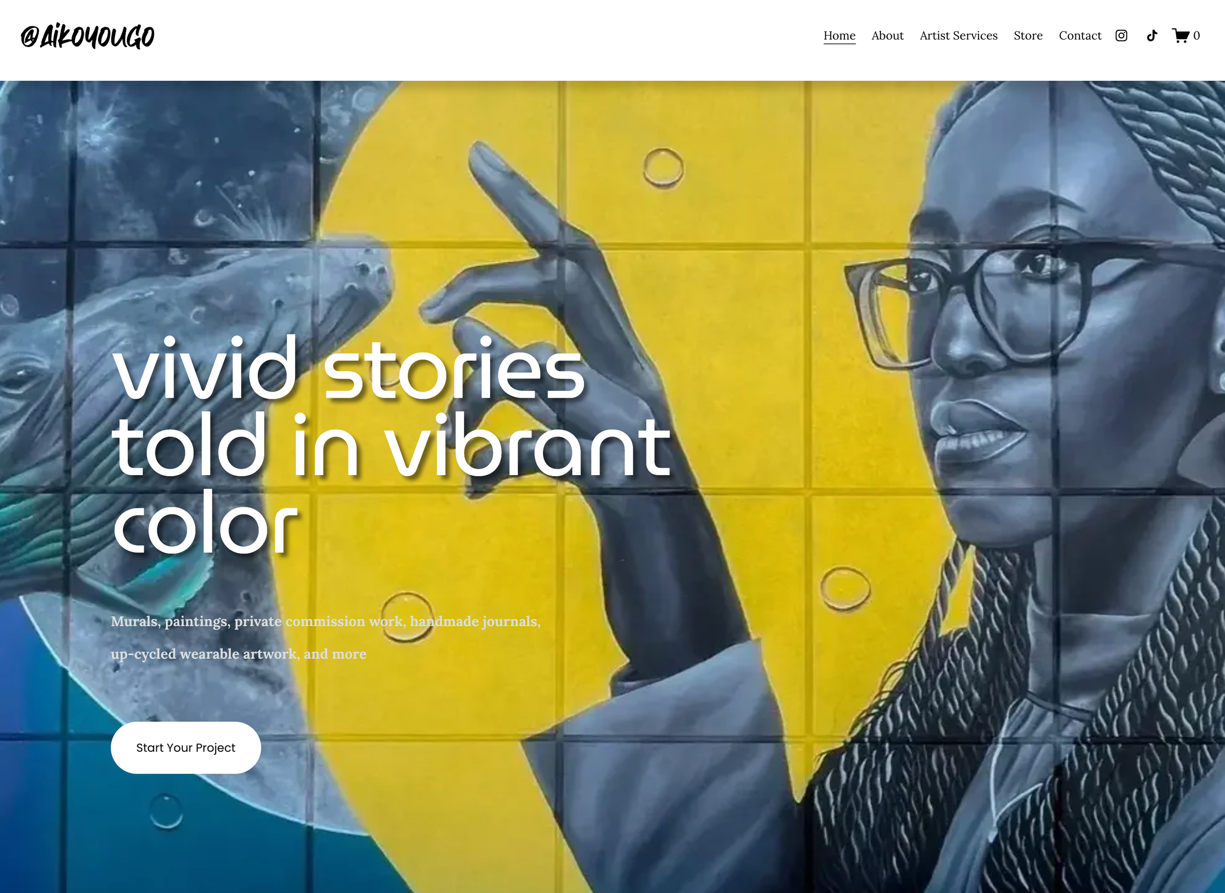 Aiko You Go desktop website preview