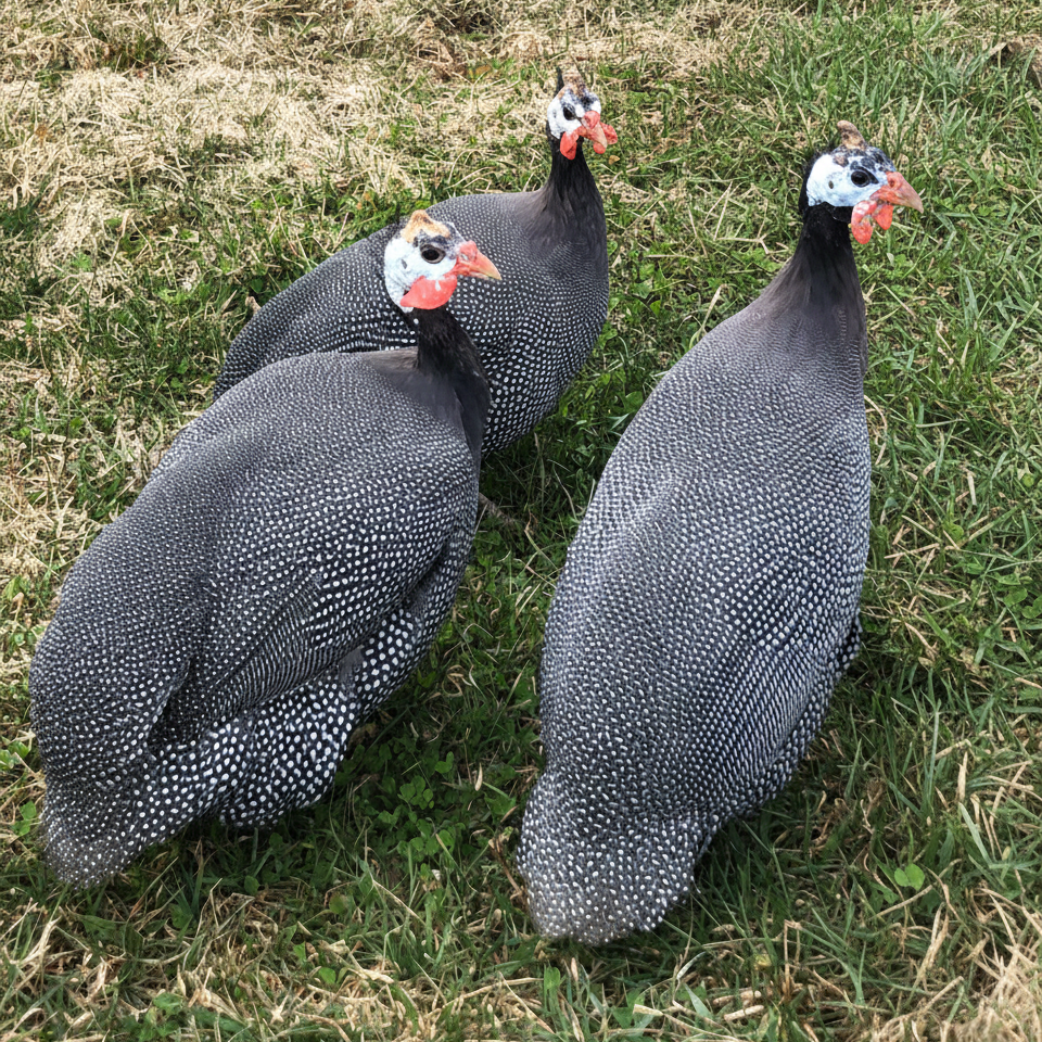 Guinea Fowl at Ahimsa Safe Haven