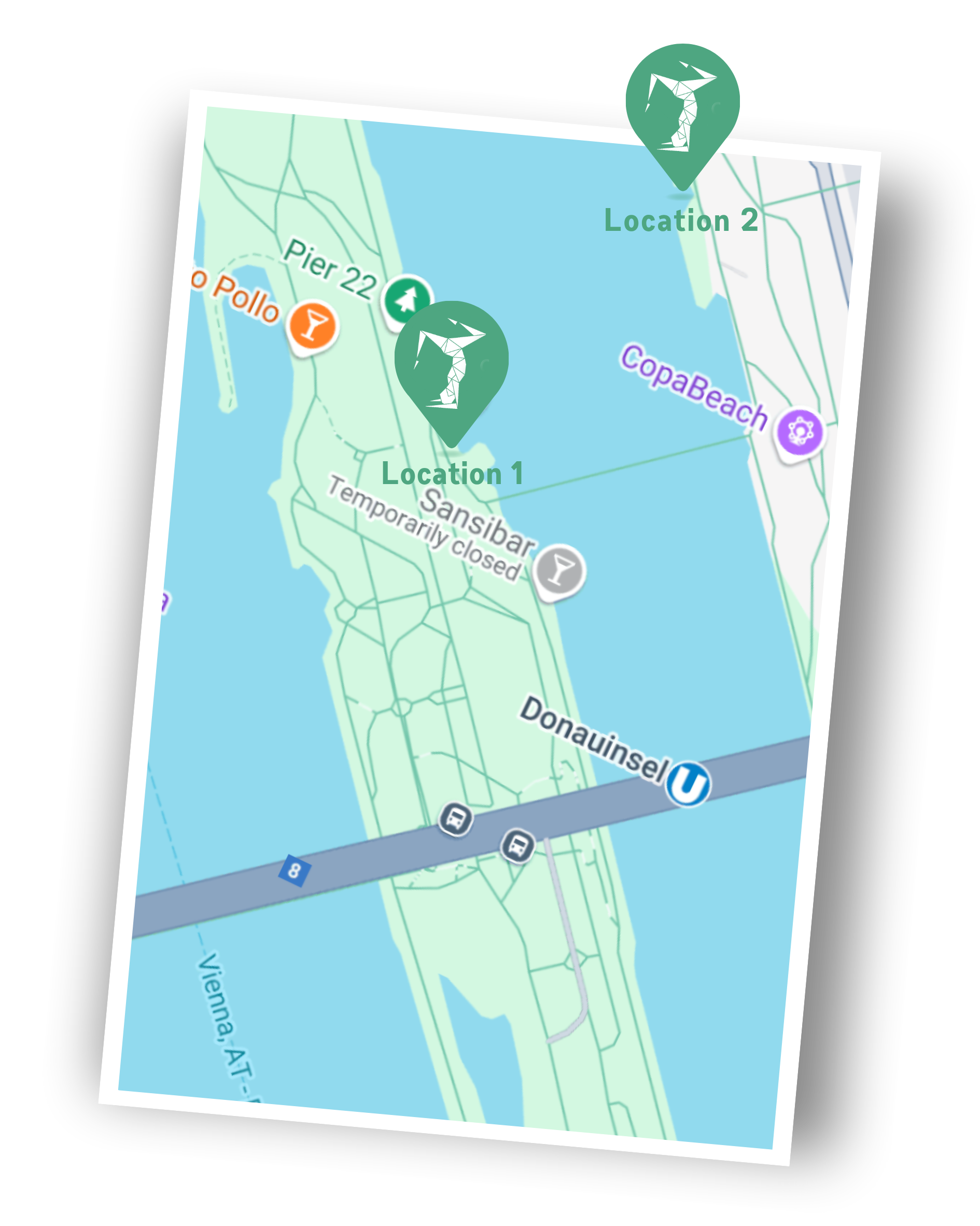 Outdoor Yoga Wien Locations Map