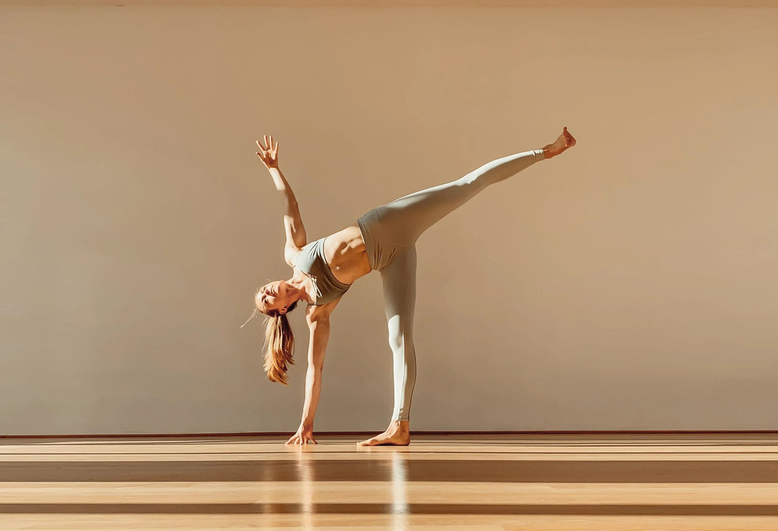 Yoga Halbmond Pose