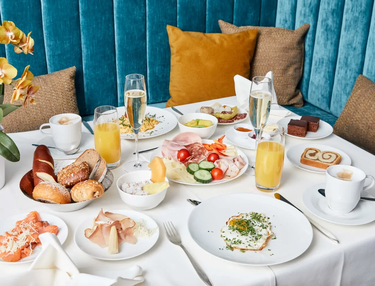 Frühstück im Hotel Karnerhof