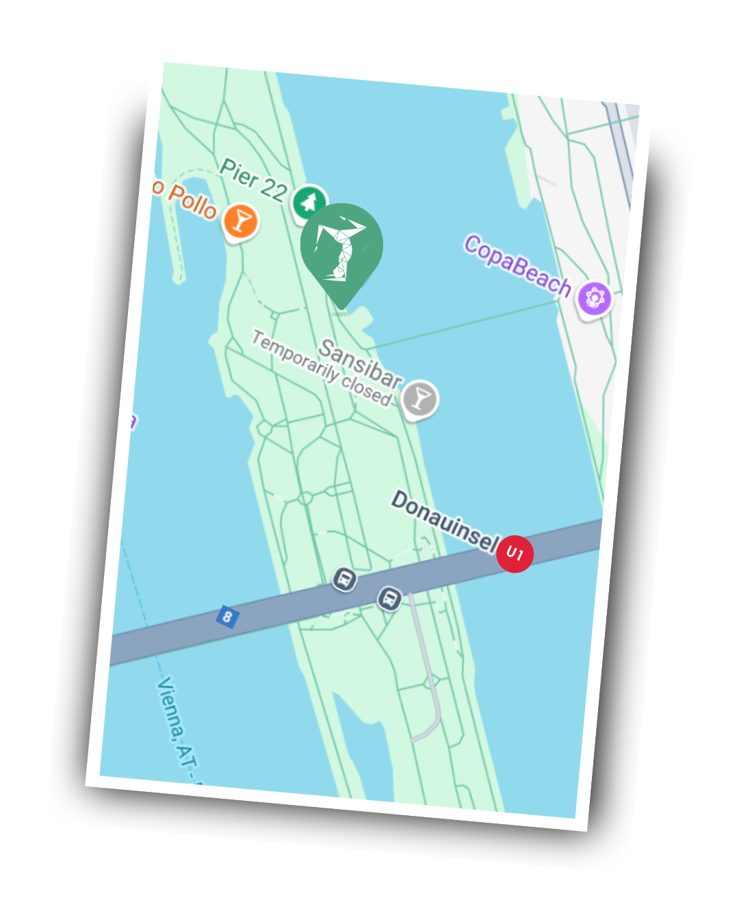 Outdoor Yoga Wien Locations Map