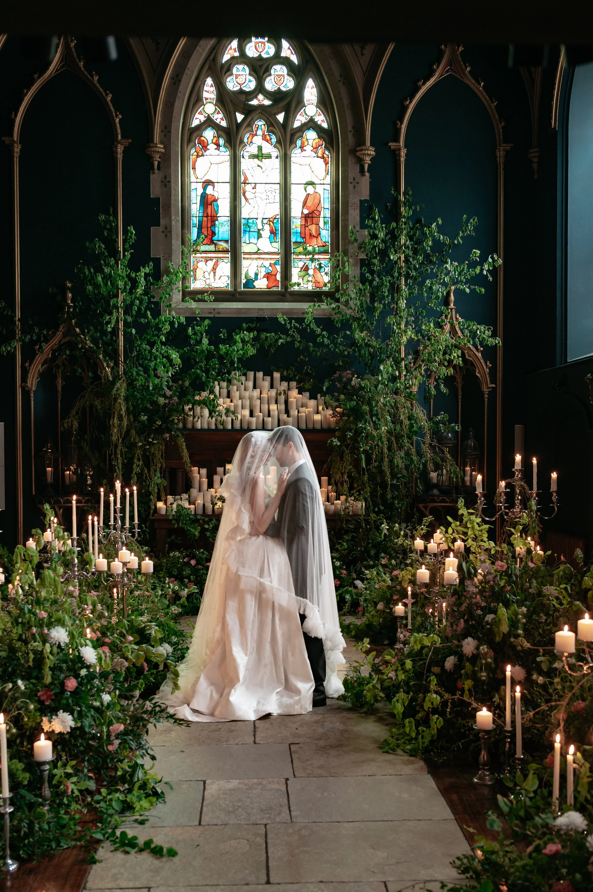 Bridal portrait in soft light