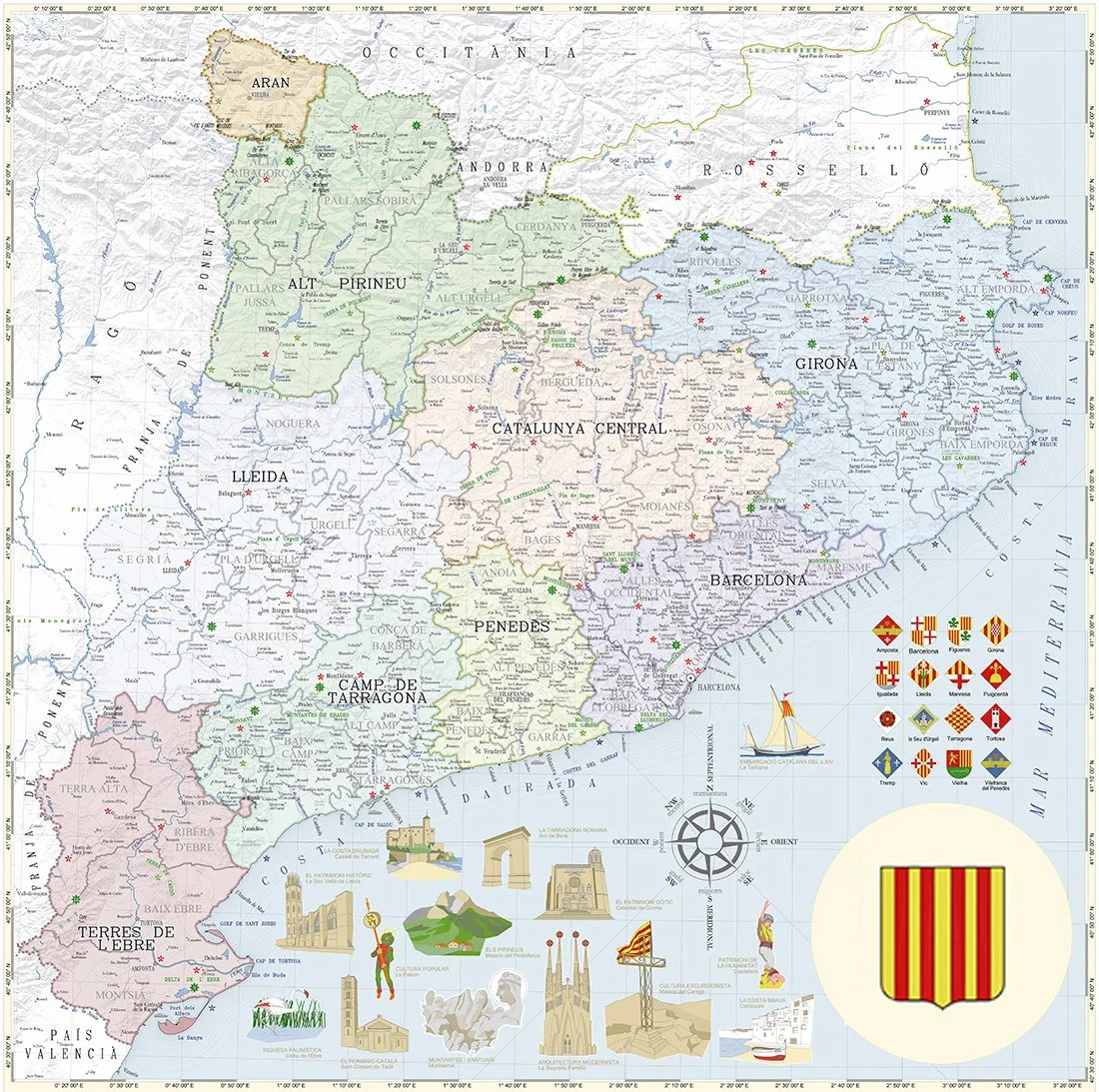 Catalonia Map