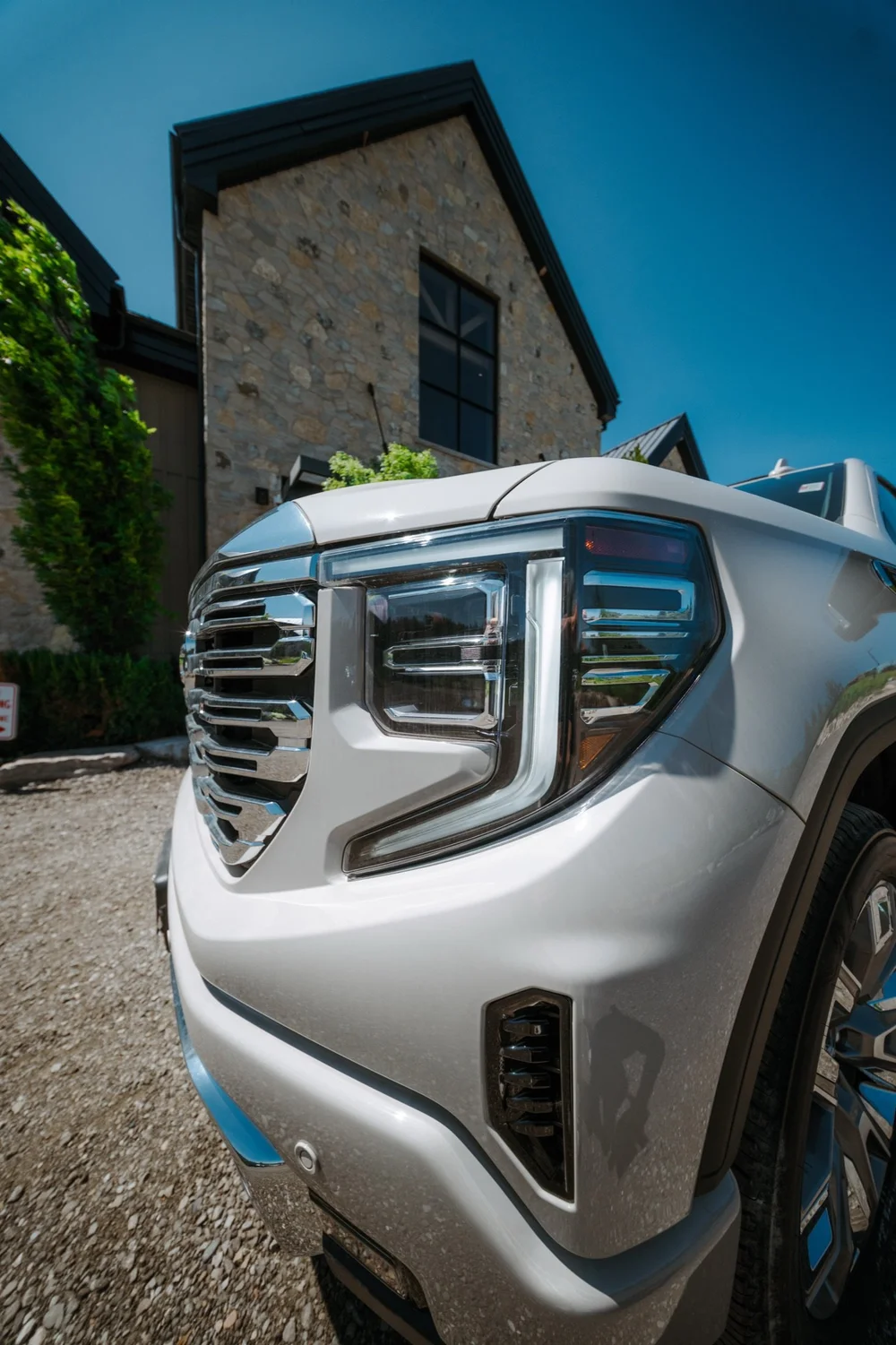 GMC grille detail