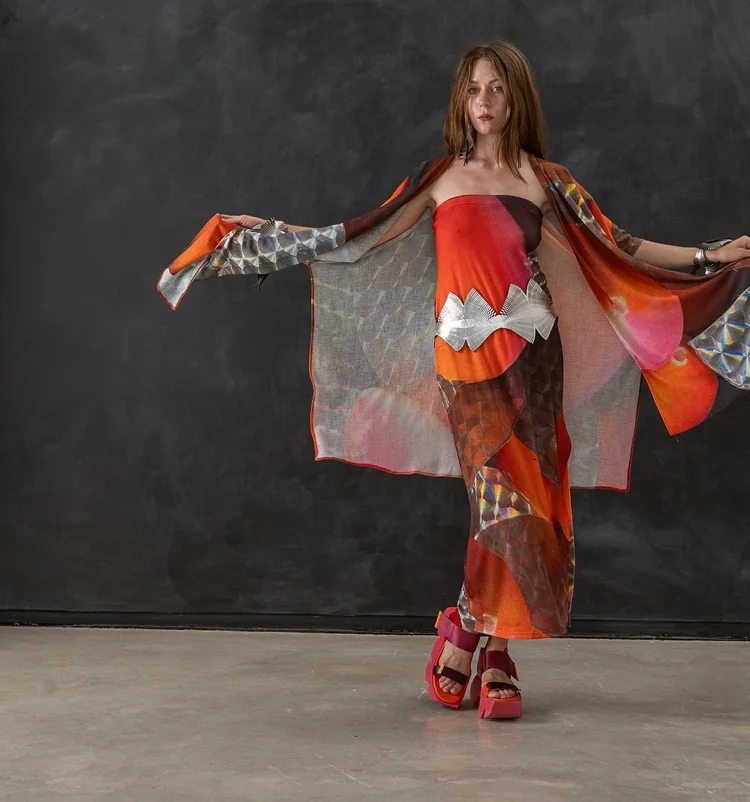 Olivia Green wears LIMINAL. Photograph by Peter Ogilvie.