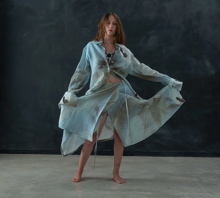 Olivia Green wears LIMINAL. Photograph by Peter Ogilvie.