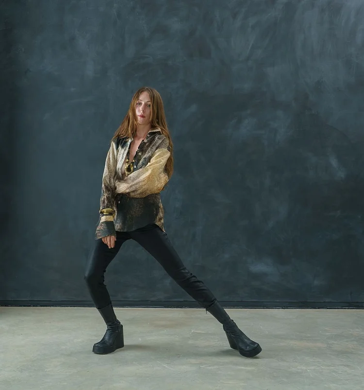 Olivia Green wears LIMINAL. Photograph by Peter Ogilvie.