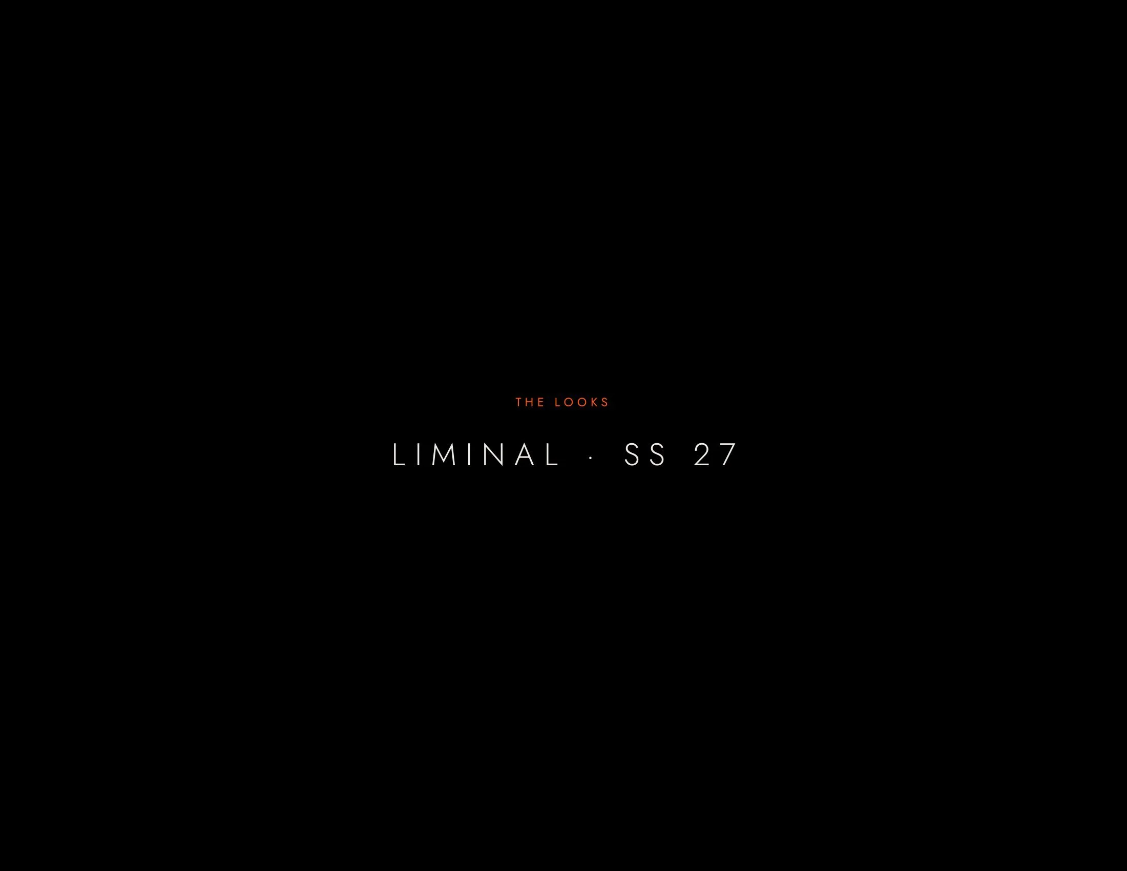 LIMINAL lookbook, page 9 of 26
