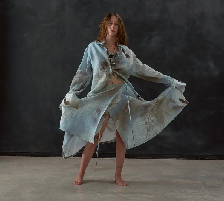 Olivia Green wears LIMINAL. Photograph by Peter Ogilvie.