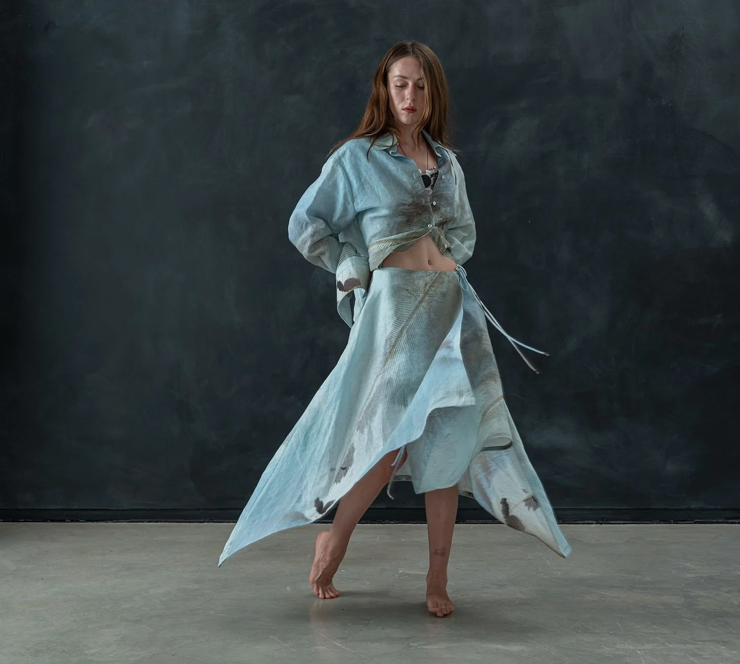 Olivia Green wears LIMINAL. Photograph by Peter Ogilvie.