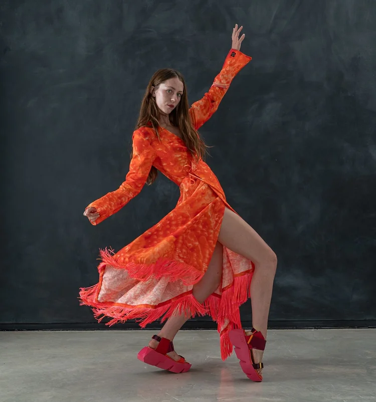 Olivia Green wears LIMINAL. Photograph by Peter Ogilvie.
