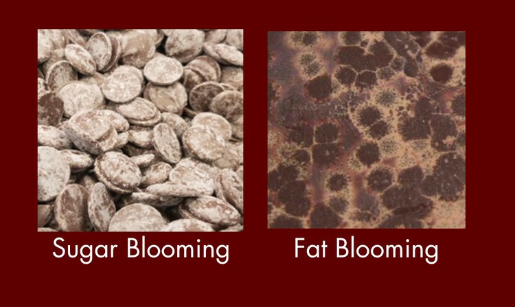 sugar blooming & fat blooming