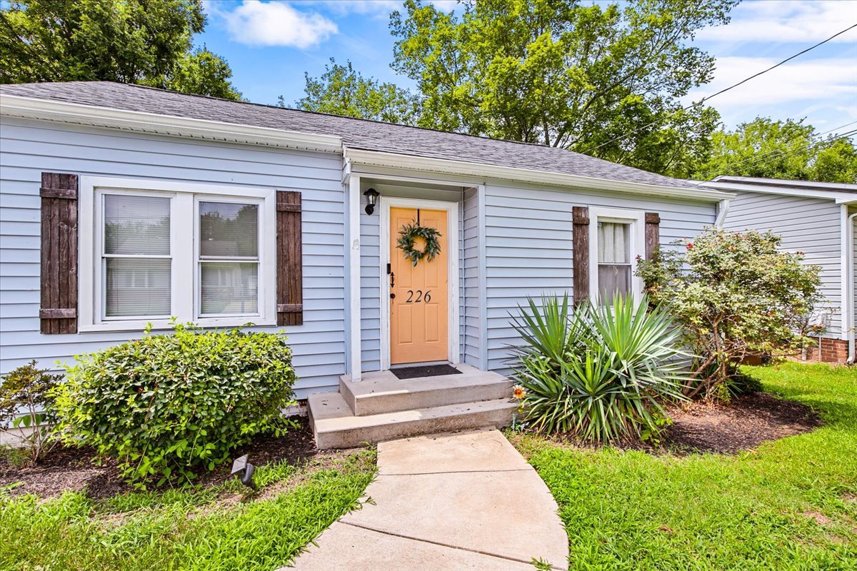 Front exterior of 226 Friendly Avenue, a 1953 bungalow in High Point NC
