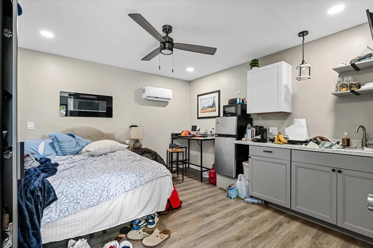 In-law suite at 226 Friendly Avenue, unpermitted, buyer to verify