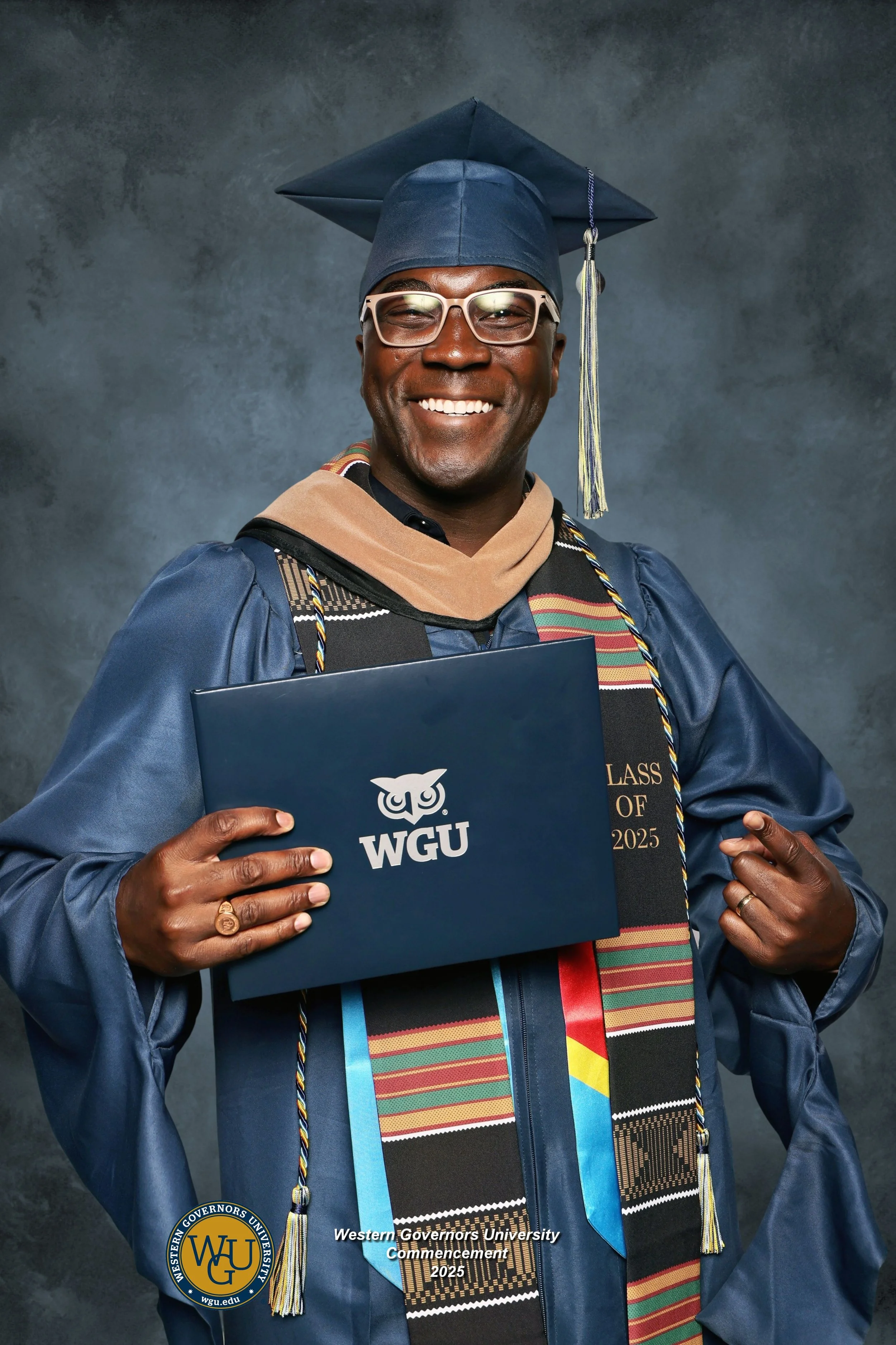 Samuel Gozo at Western Governors University Commencement 2025