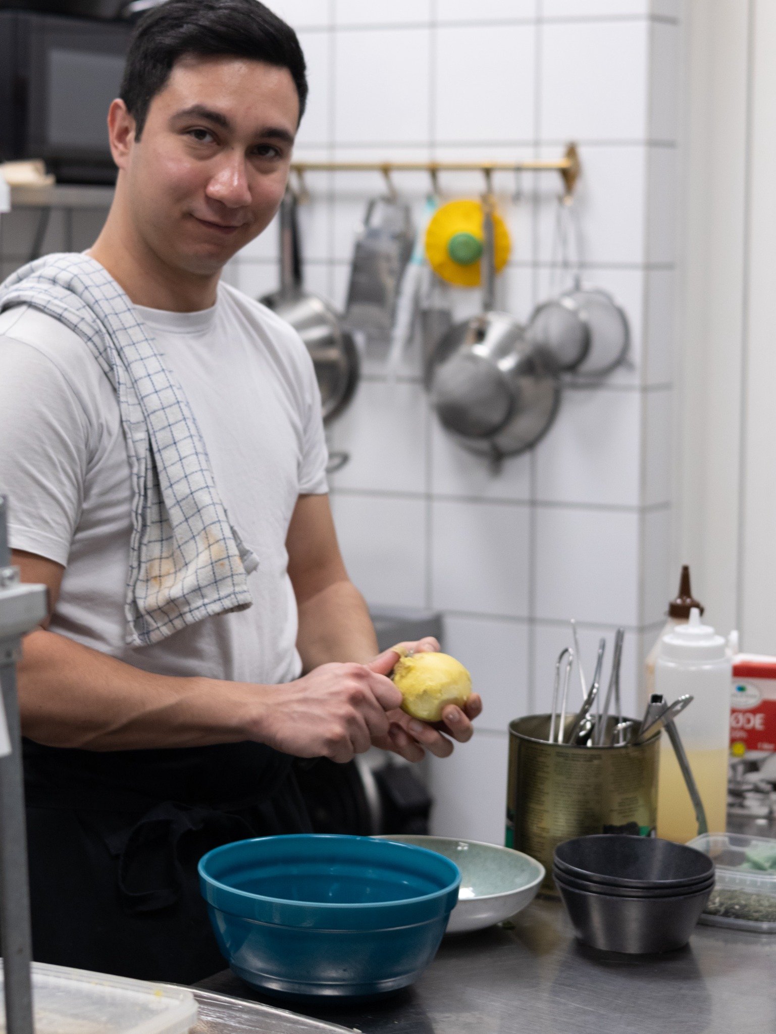 Kok i køkkenet hos Mela Trattoria