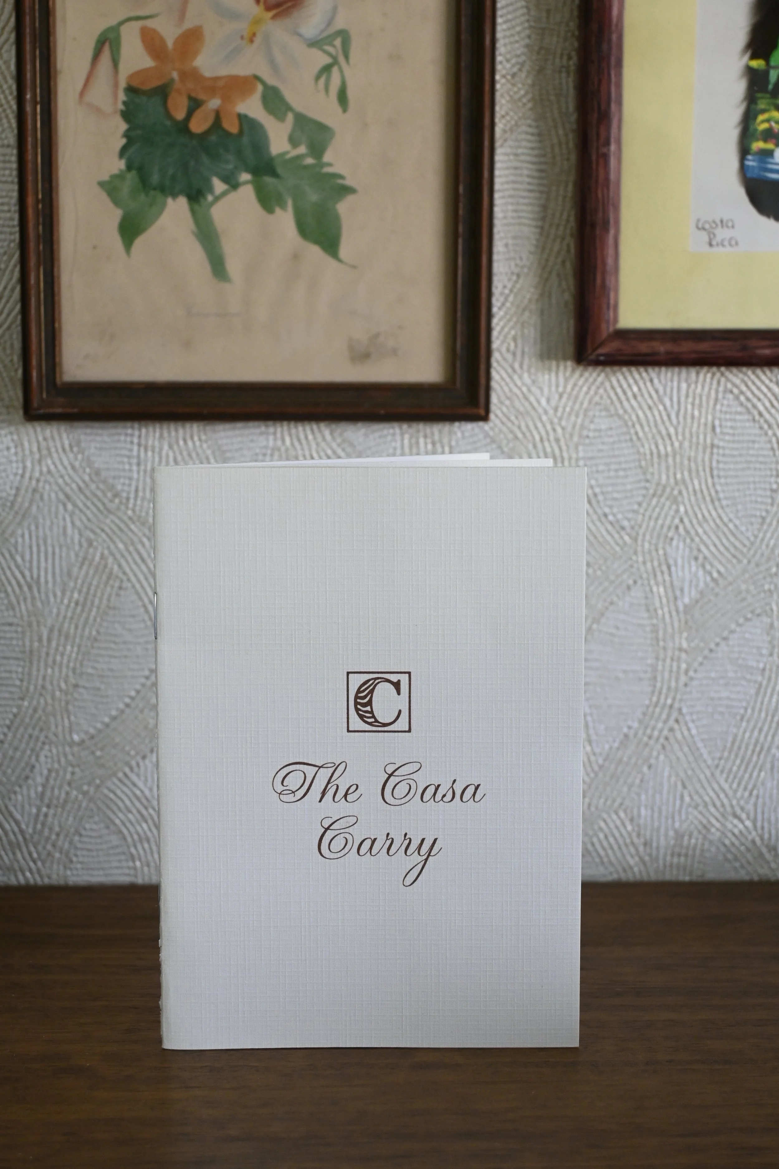 Casa Carry booklet included with each tablescape kit